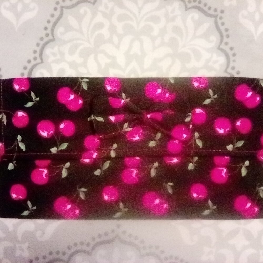 Luscious Cherries Handheld Purse/Rockabilly/Pin Up/Retro Sunglass/Accessory Bag